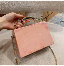 Load image into Gallery viewer, Luxury Acrylic Designer Small Chain Crossbody Bag