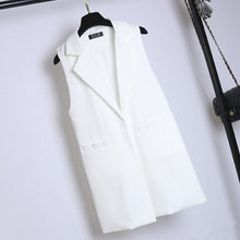 Load image into Gallery viewer, Vintage Professional Fashion Long Vest Blazers
