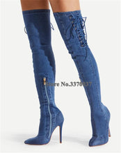 Load image into Gallery viewer, Sexy Toe Over Knee HIgh Heel Boots
