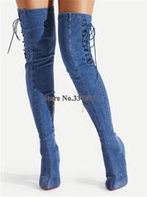 Load image into Gallery viewer, Sexy Toe Over Knee HIgh Heel Boots
